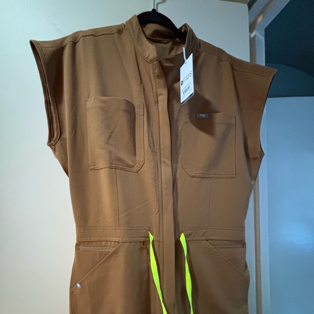 Figs jumpsuit large NWT earth